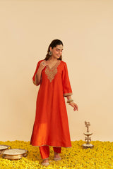 HAAYAT - LONG KAFTAN WITH SALWAR