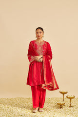 KAYRA - SHORT GATHERED CHAUGA WITH SALWAR