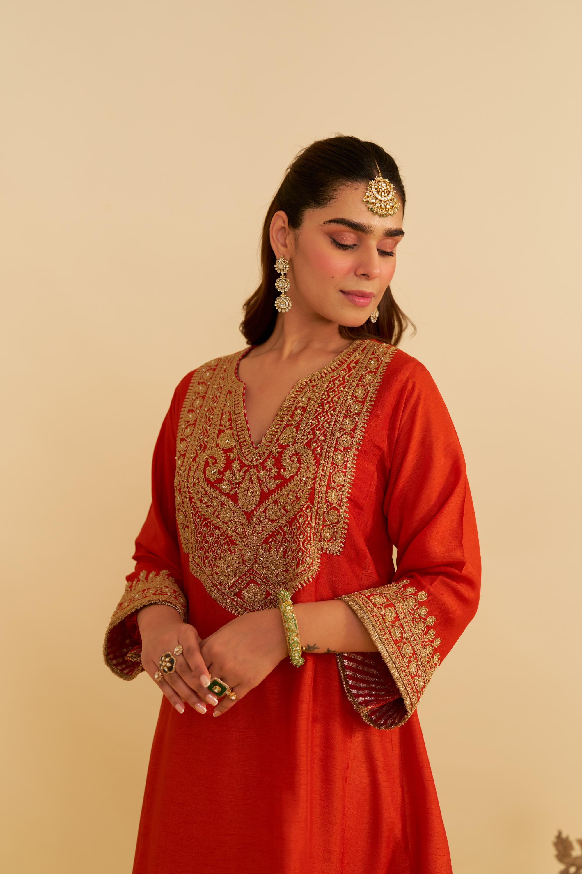 MEHZA - SHORT CHAUGA WITH SALWAR