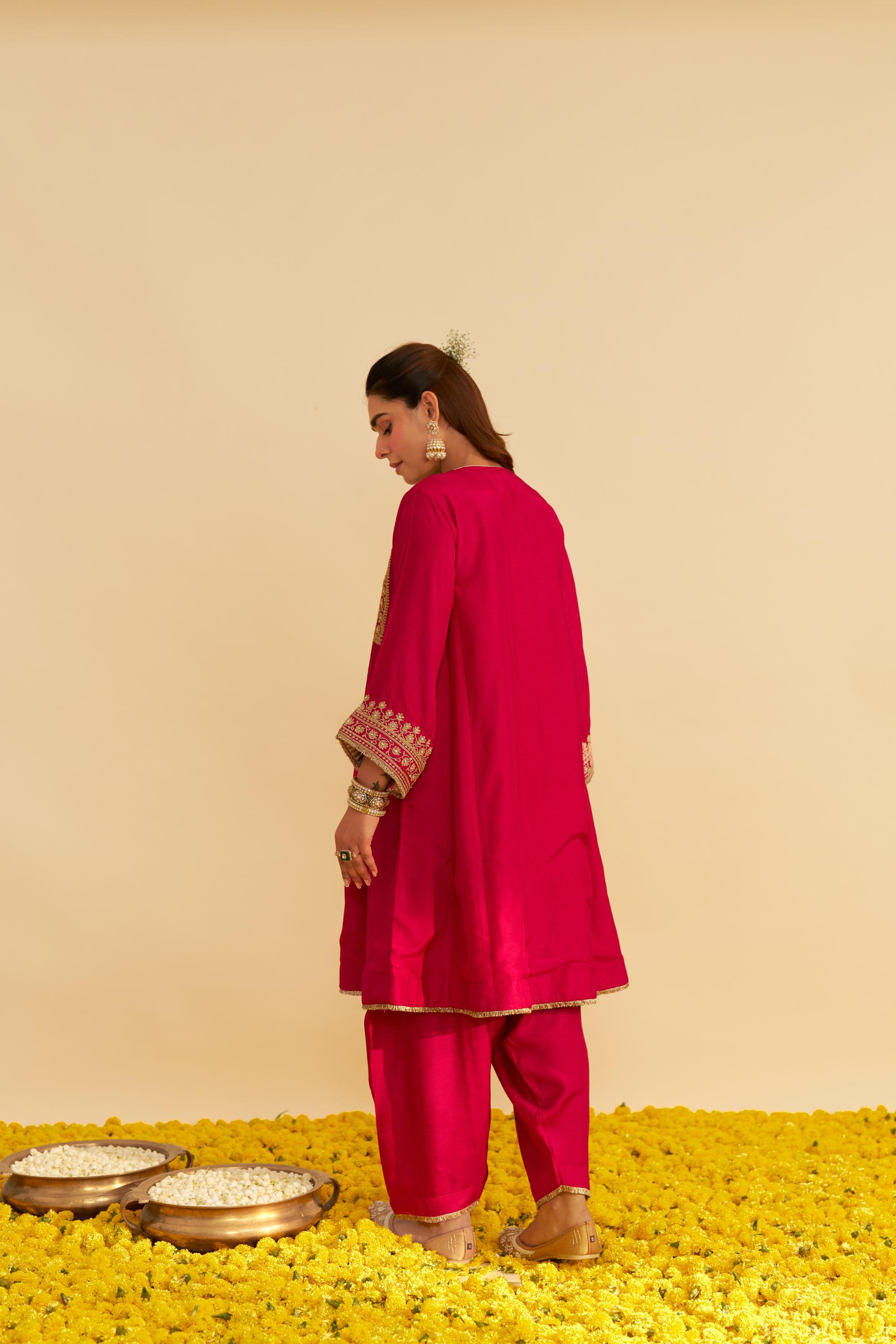 AMAYA - LONG KAFTAN WITH SALWAR