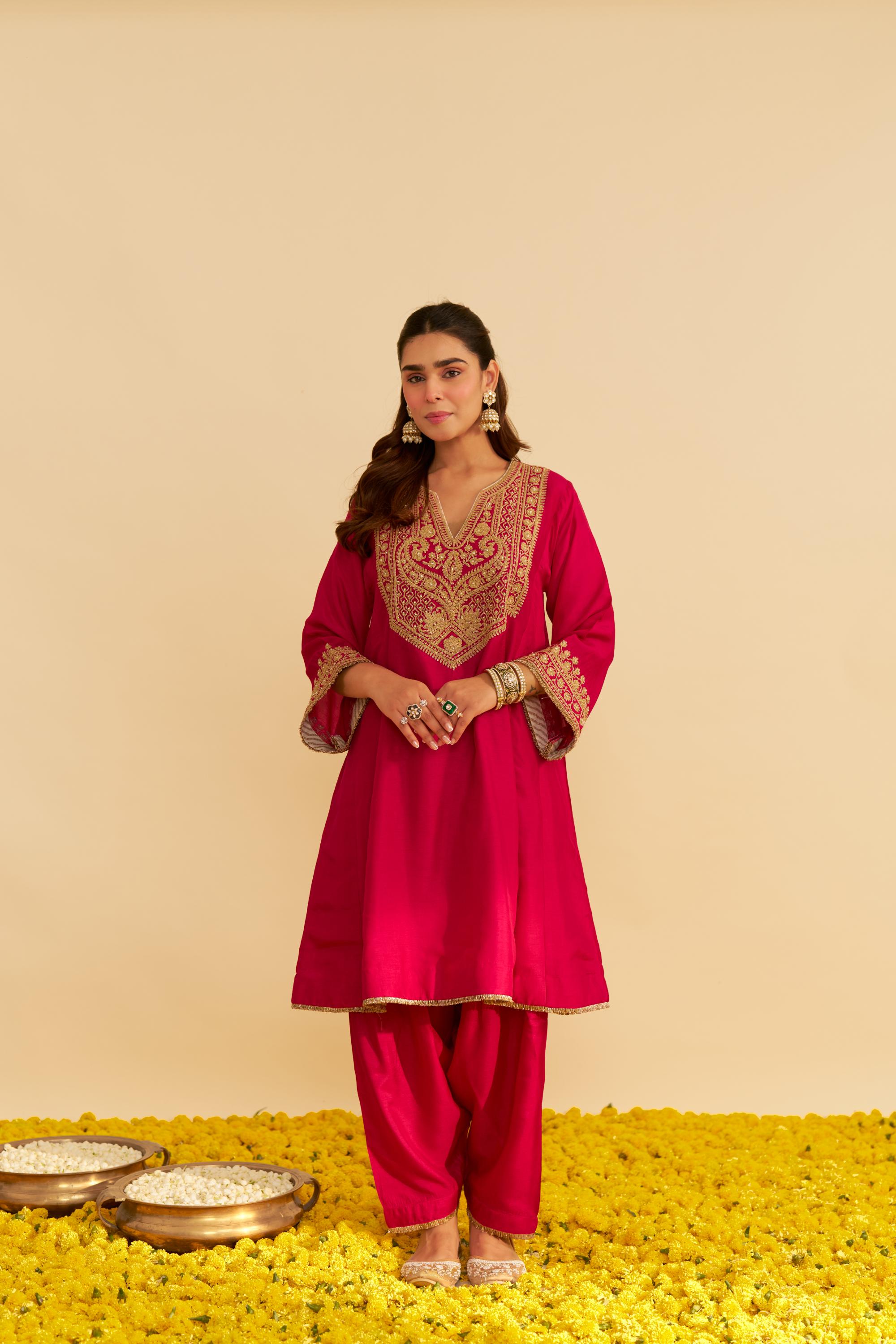 AMAYA - LONG KAFTAN WITH SALWAR
