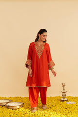 MARWA - SHORT CHAUGA WITH SALWAR AND DUPATTA