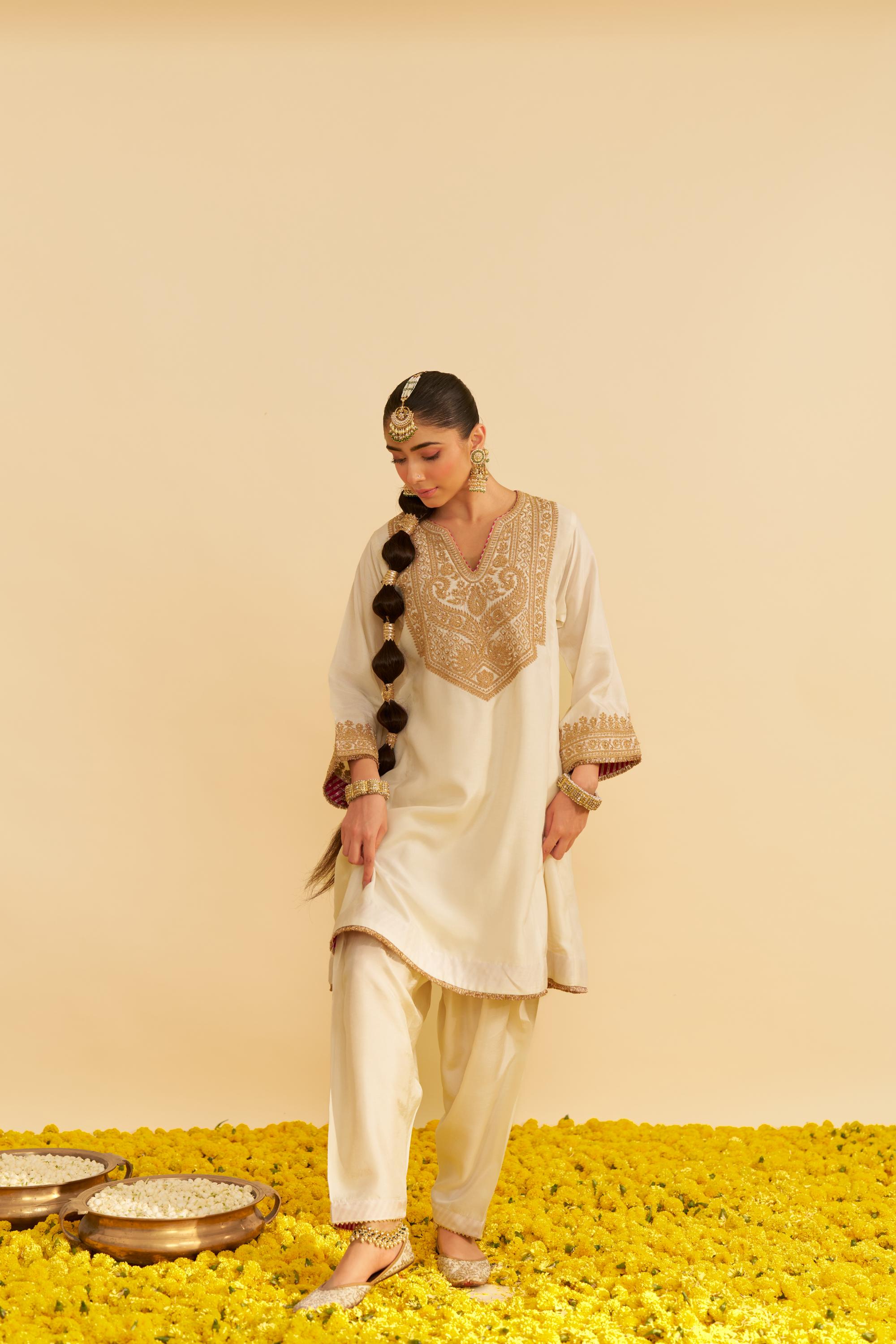 MEHZA - SHORT CHAUGA WITH SALWAR