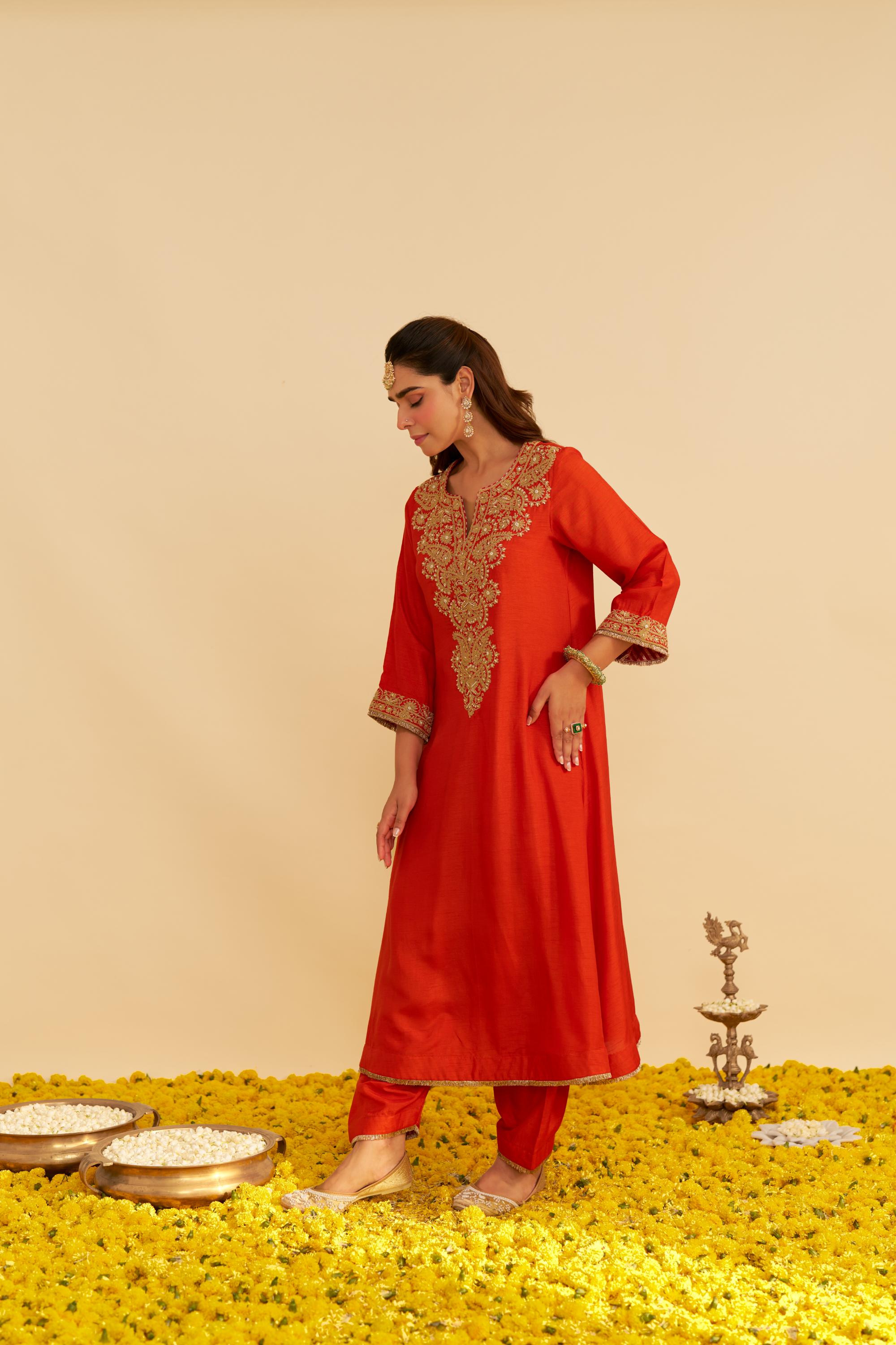HIBA - LONG KAFTAN WITH SALWAR