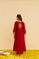 HIBA - LONG KAFTAN WITH SALWAR AND DUPATTA