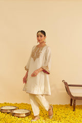 AYRA - SHORT CHAUGA WITH SALWAR AND DUPATTA
