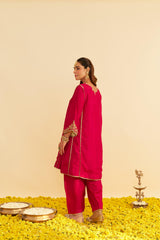 HIBA - LONG KAFTAN WITH SALWAR AND DUPATTA