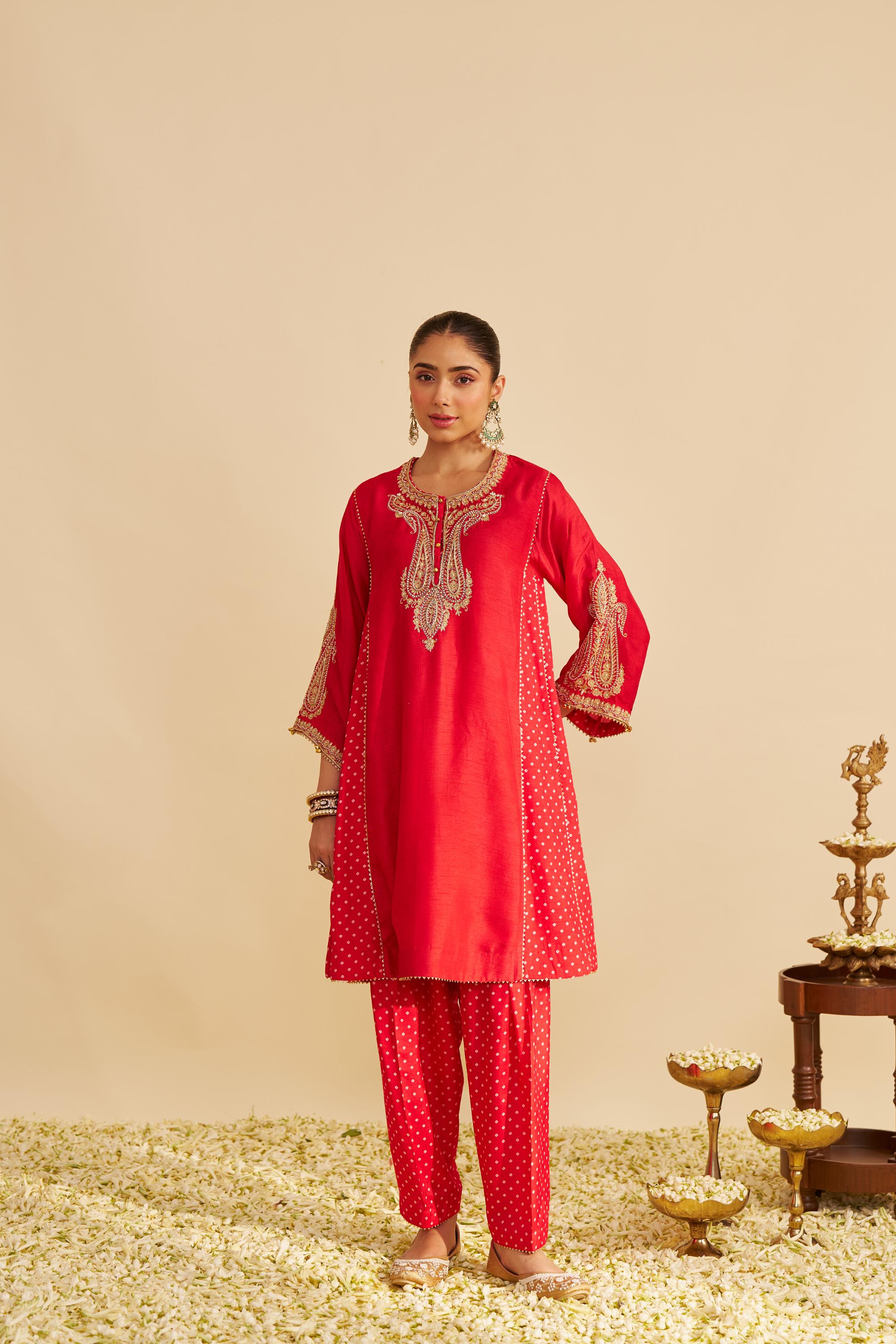 JERIAH - SHORT CHAUGA WITH SALWAR