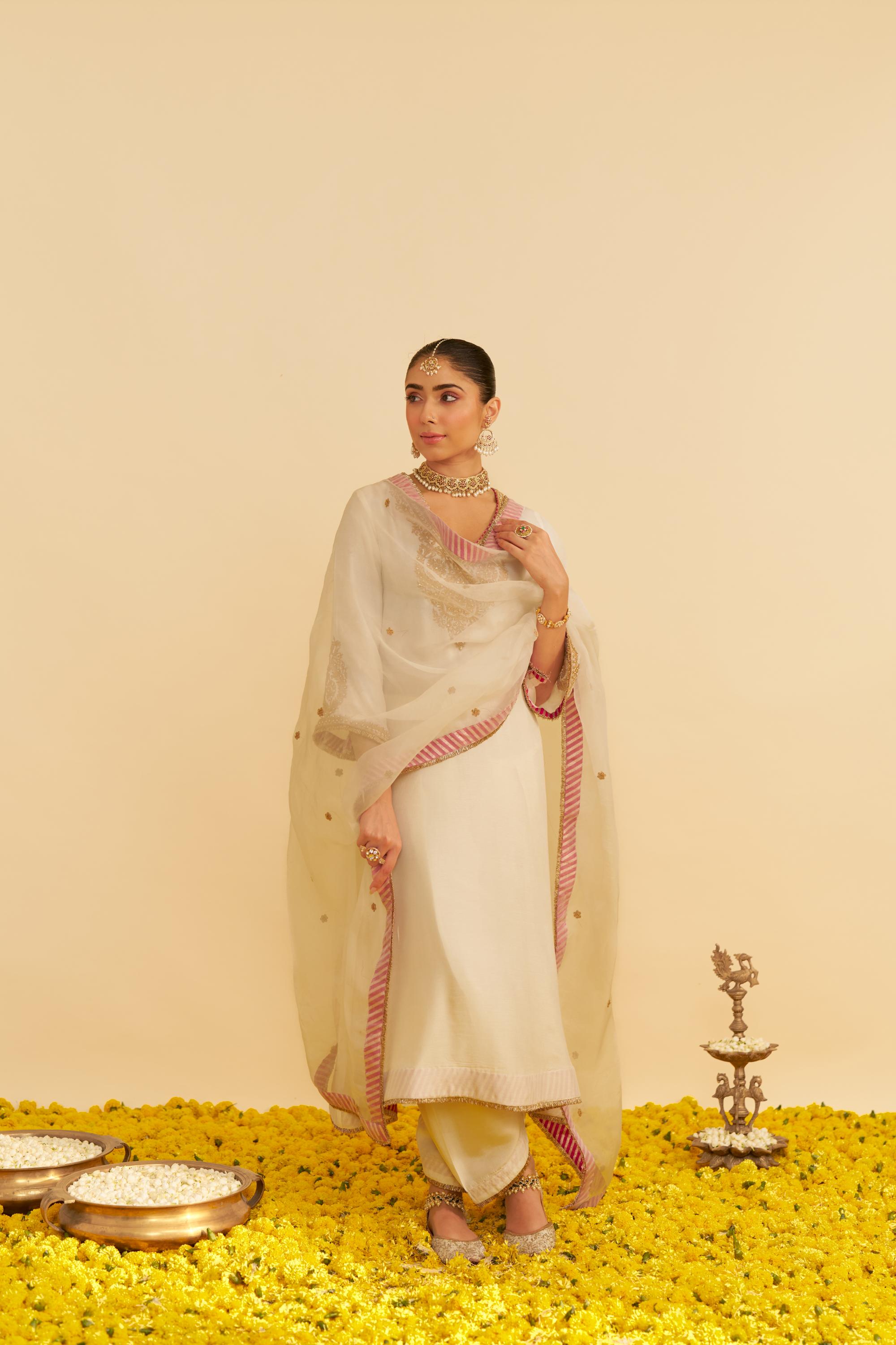 HAAYAT - LONG KAFTAN WITH SALWAR