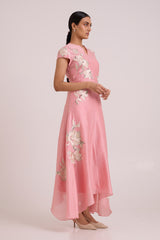 Lizzy - Blush Pink Prism Long Dress