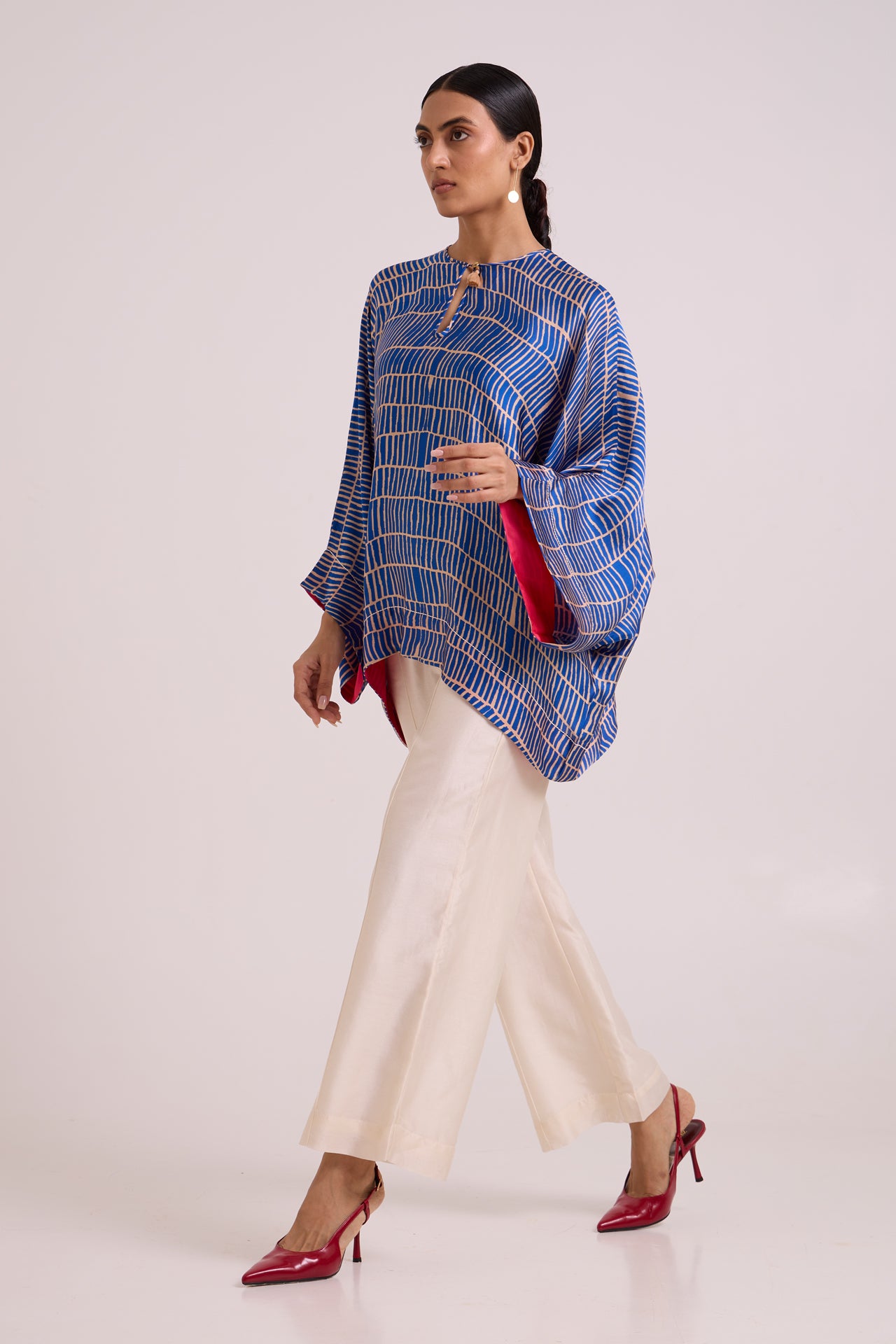 Sabrina - Electric Blue Cloud Top + Pants