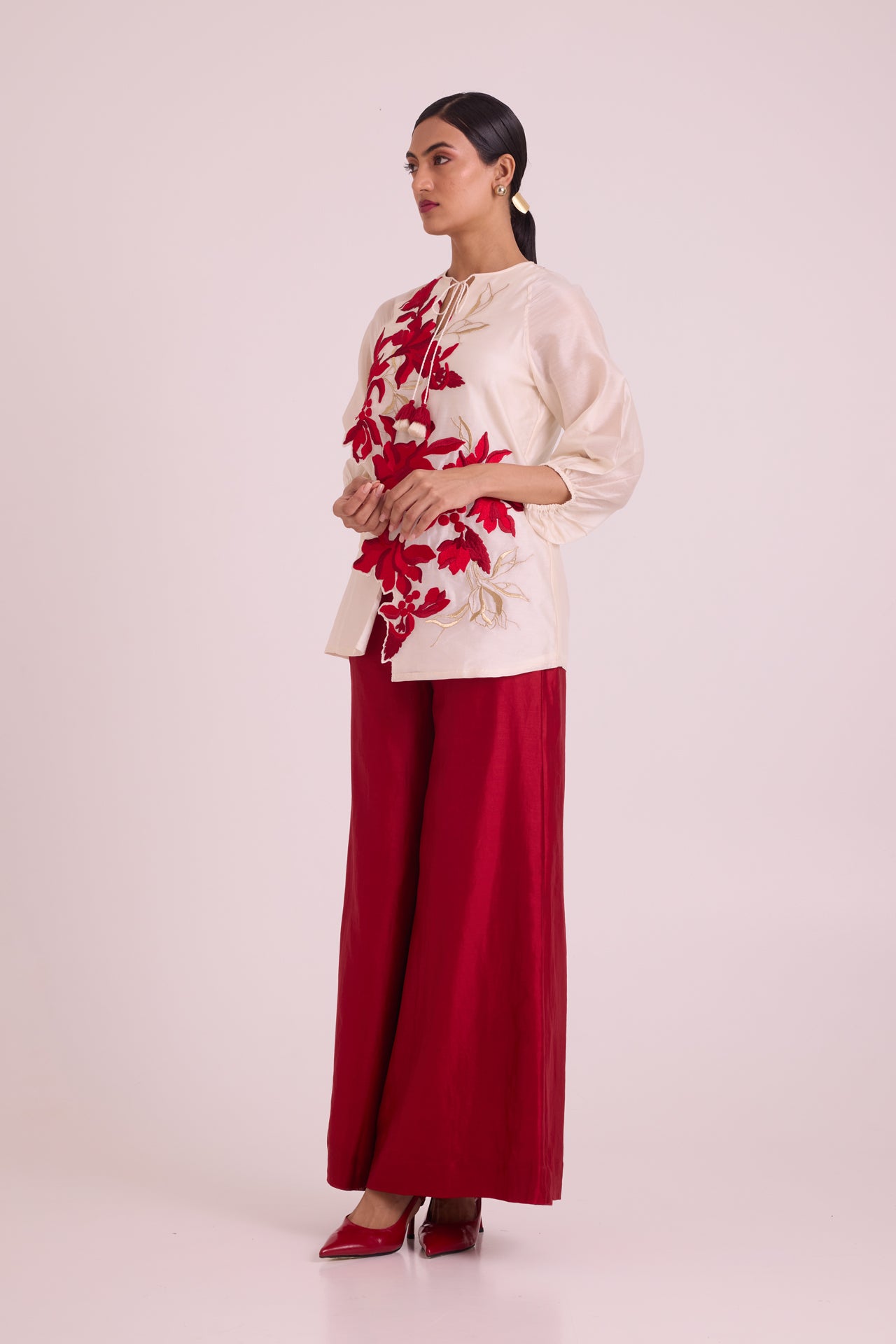 Malaca - Cascading Top + Pants