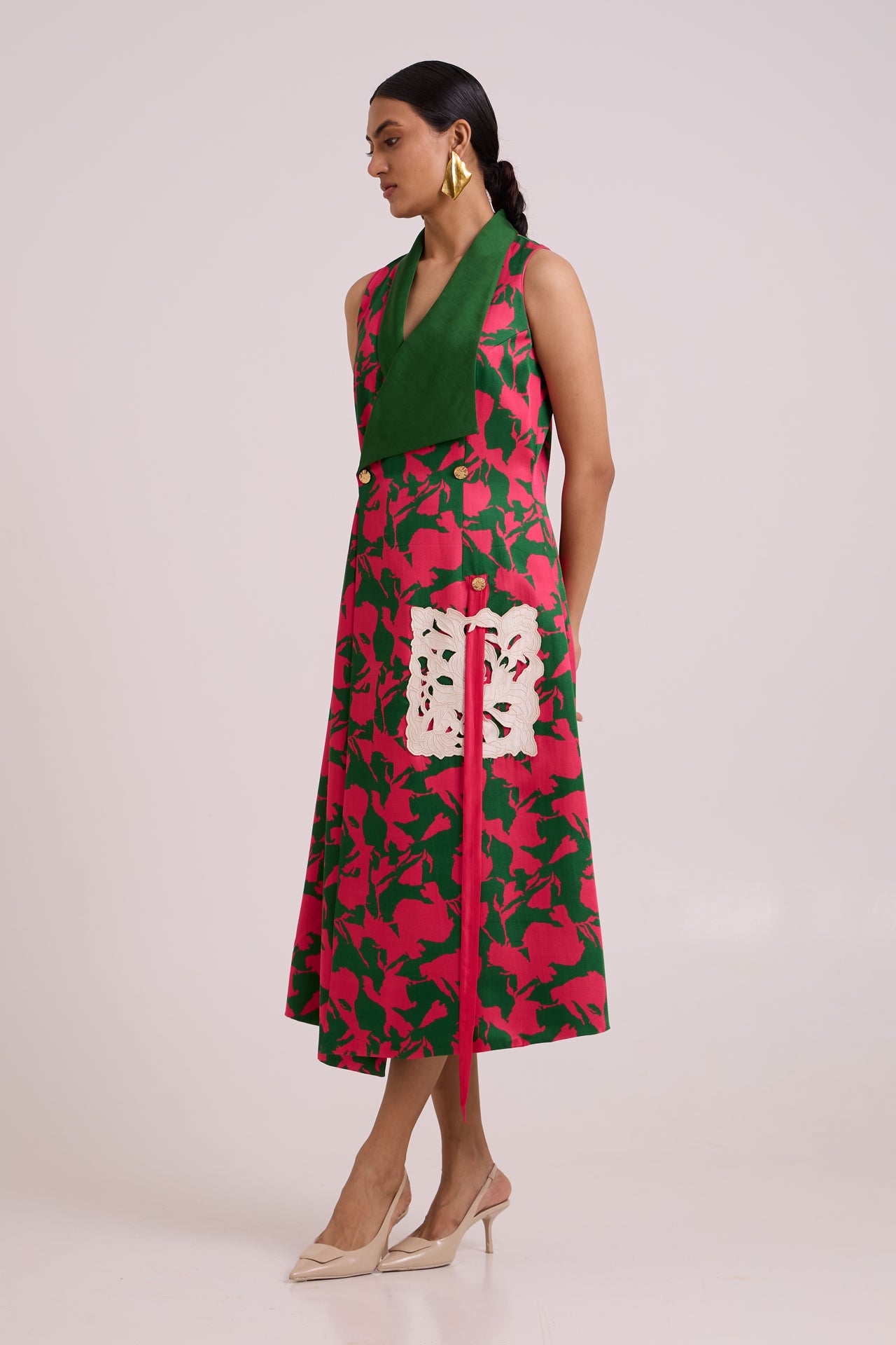 Taylor - Overlap Long Blazer Dress