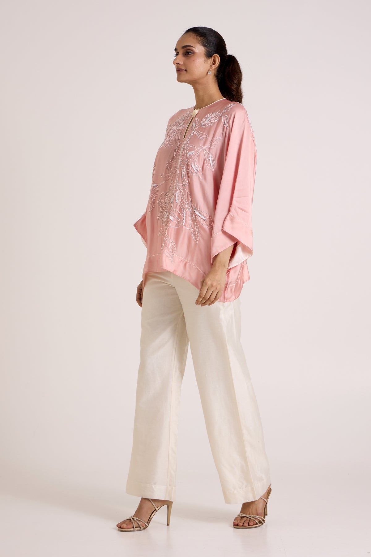 Ice Pink Myna - Jolly Good Free Size Top + Pant