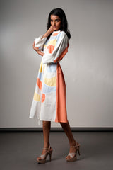 Morado-brushstroke-midi-dress