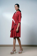 Brick Aster – Modern Angle Dress