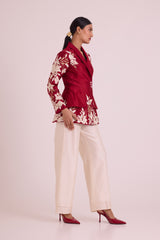 Vasco - Flap Floral Blazer + Pants