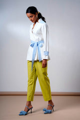 Taj-serene-ice-top-olive-pants