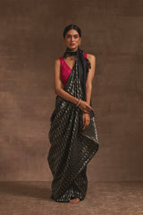 'Sanjh Marmari' Tanchoi Benarasi Handloom Sari