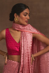 'Piyazi Marmari' Tanchoi Benarasi Handloom Sari