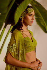 Areca Cape & Skirt Set