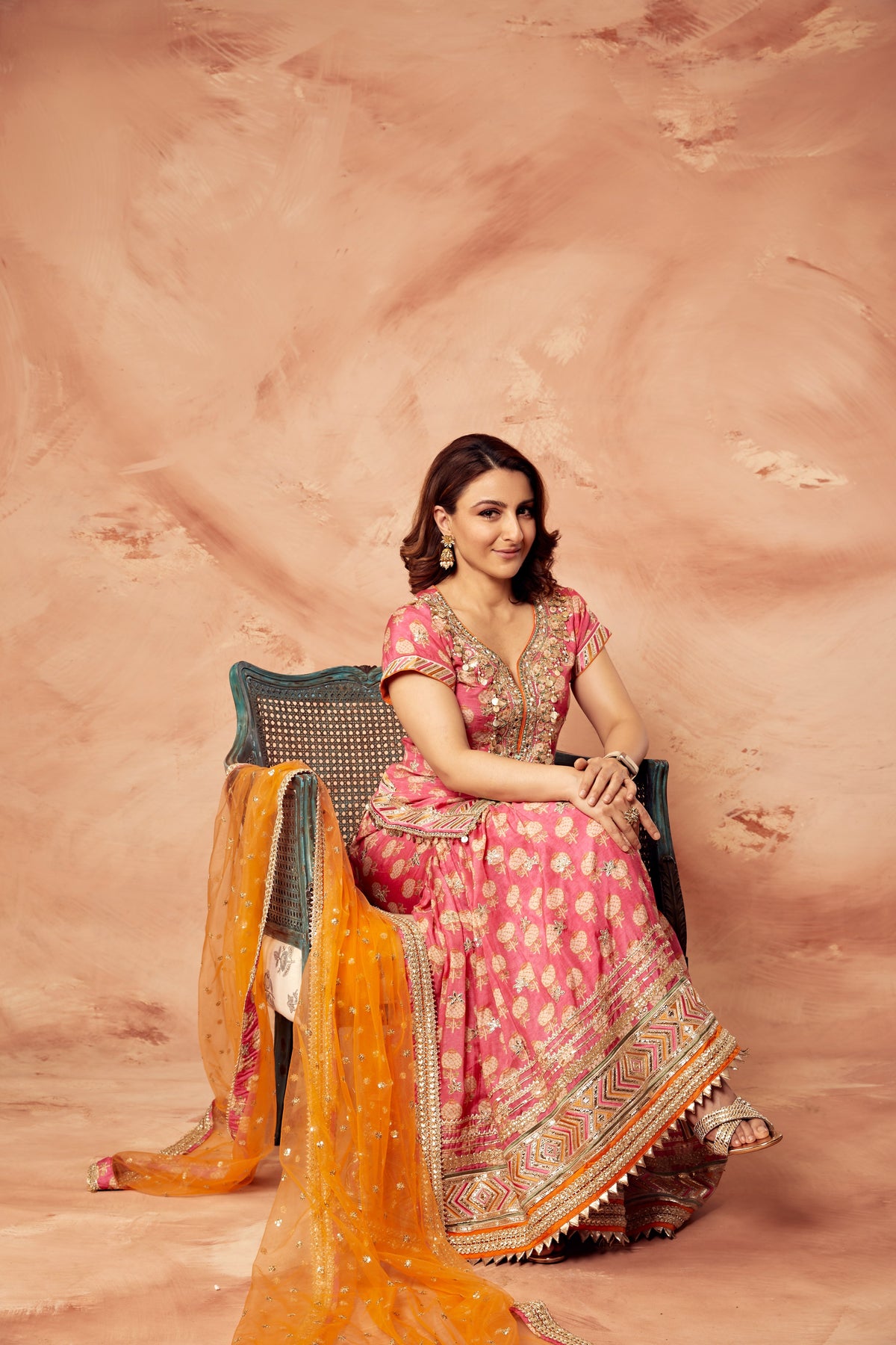 Soha Ali Khan In Sherry Sharara Set