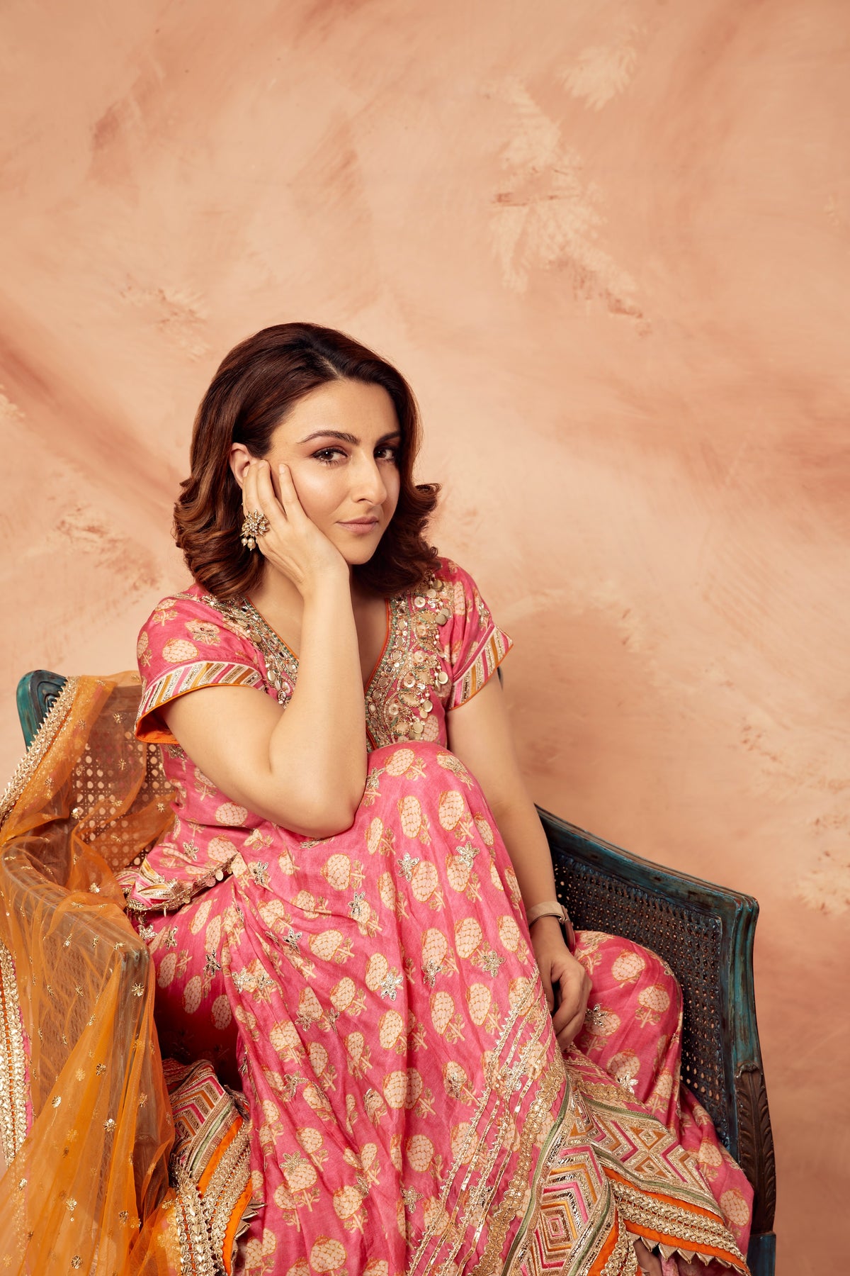 Soha Ali Khan In Sherry Sharara Set