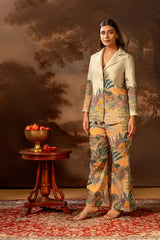 Kaira Embroidered Blazer Set