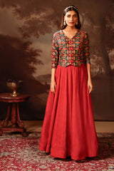 Orani Embroidered Skirt Set