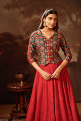 Orani Embroidered Skirt Set