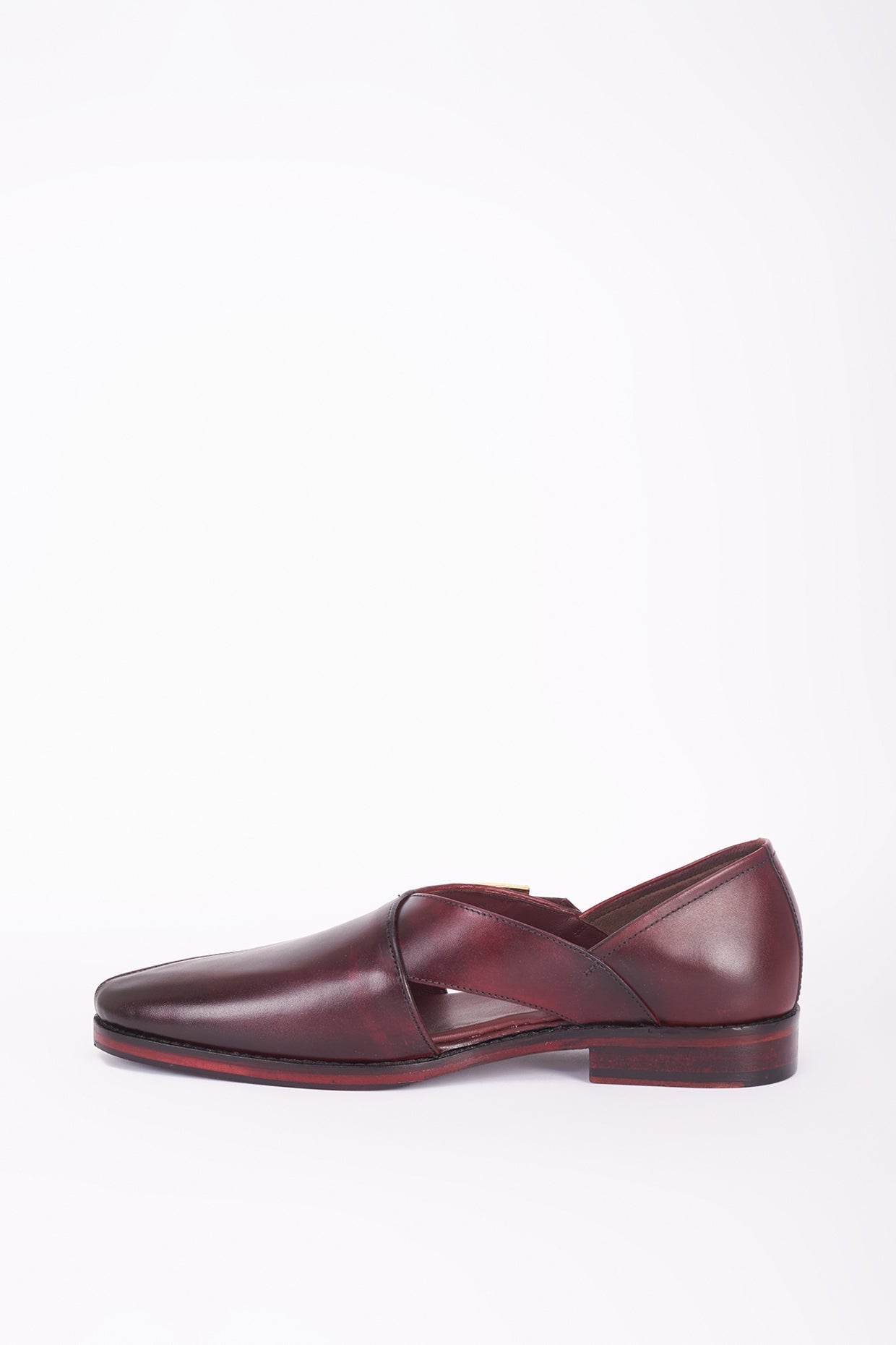 Tan classic Italian leather peshawari sandal