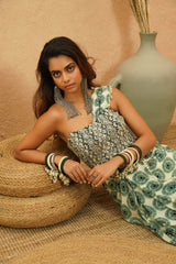 YASMINE CORSET AND DRAPE SAREE