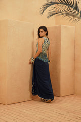 SORAYA FRINGE TOP AND DRAPE SKIRT