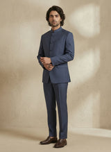 Pinstriped Classic Bandhgala