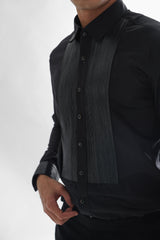 SHIRT-LEATHER CORD
