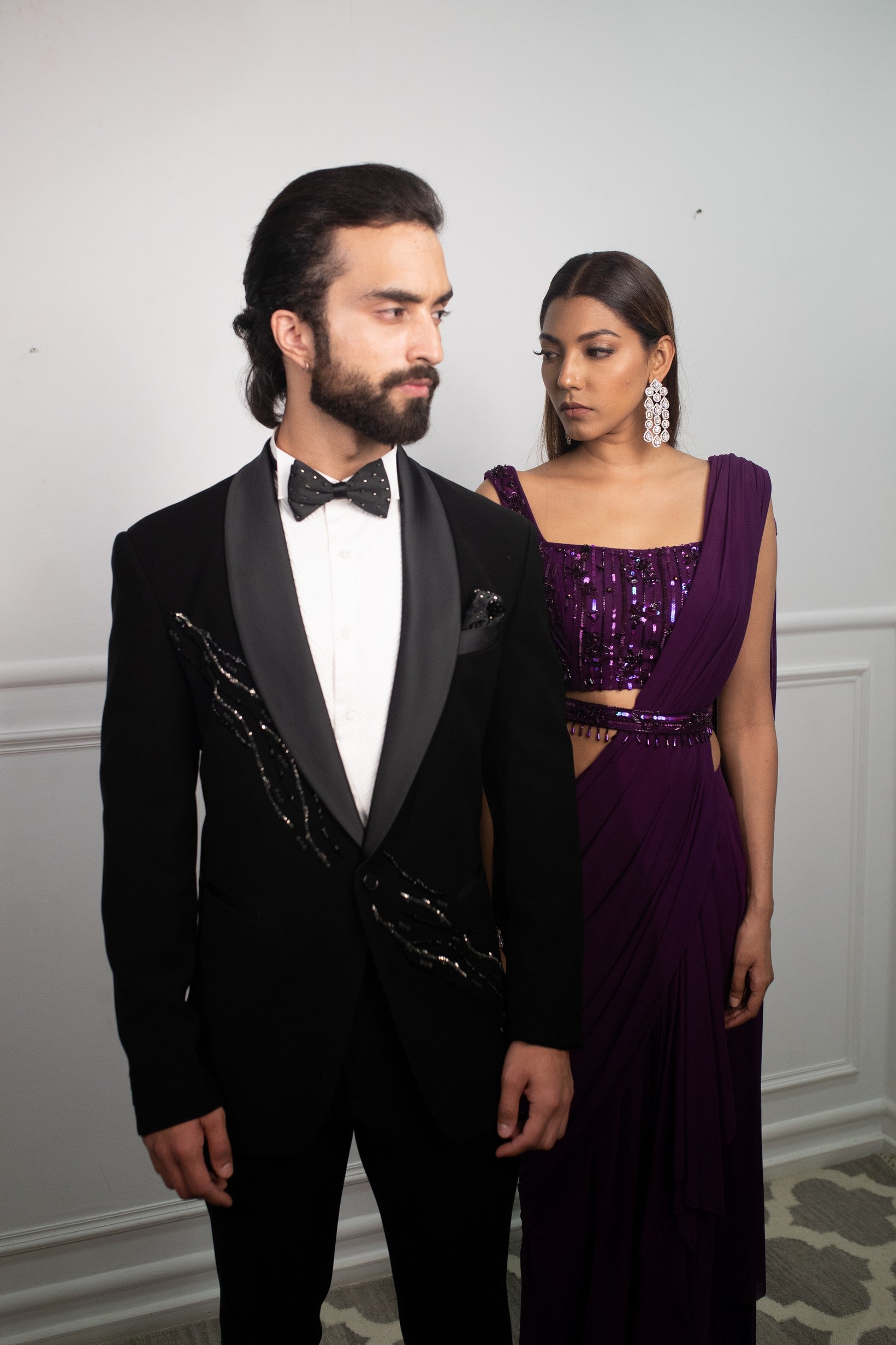 Shimmer on tuxedo