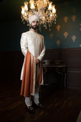 Desert rouge sherwani