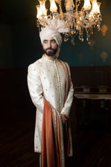 Desert rouge sherwani