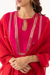 PRANALI MISTRY MEHTA IN ORGANZA SILK FESTIVE KURTA SET