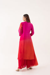 PRANALI MISTRY MEHTA IN ORGANZA SILK FESTIVE KURTA SET