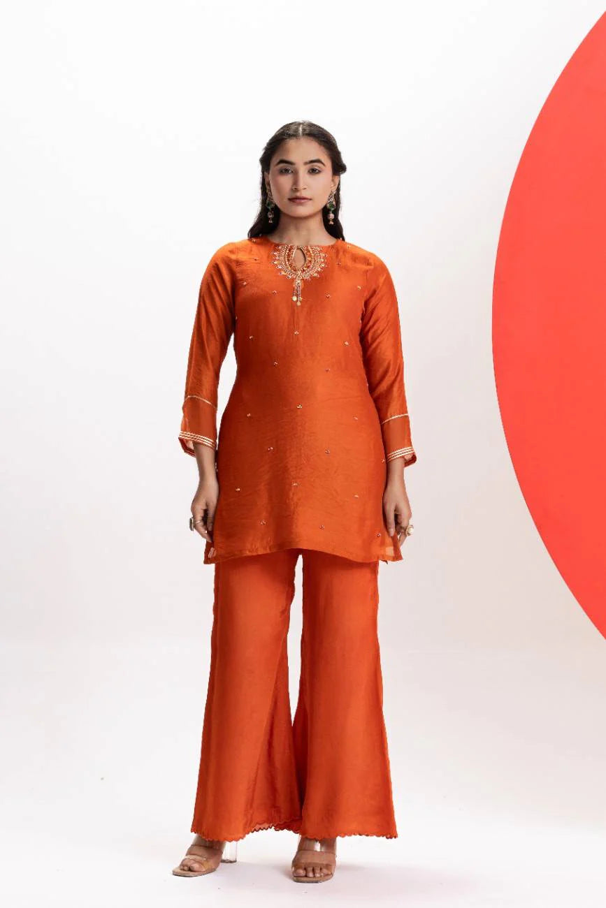 ORANGE FESTIVE 2-PIECE SET