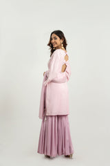 PINK MOTI KURTA SET