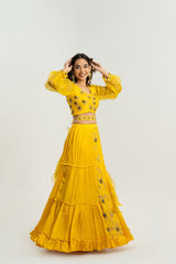 YELLOW DREAM LEHNGA SET