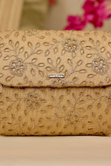 Tarang Flapover Bag - Gold