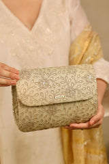 Tarang Flapover Bag - Light Gold