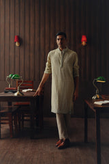 Mirrorwork Chikankari Kurta