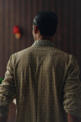 Mirrorwork Chikankari Kurta