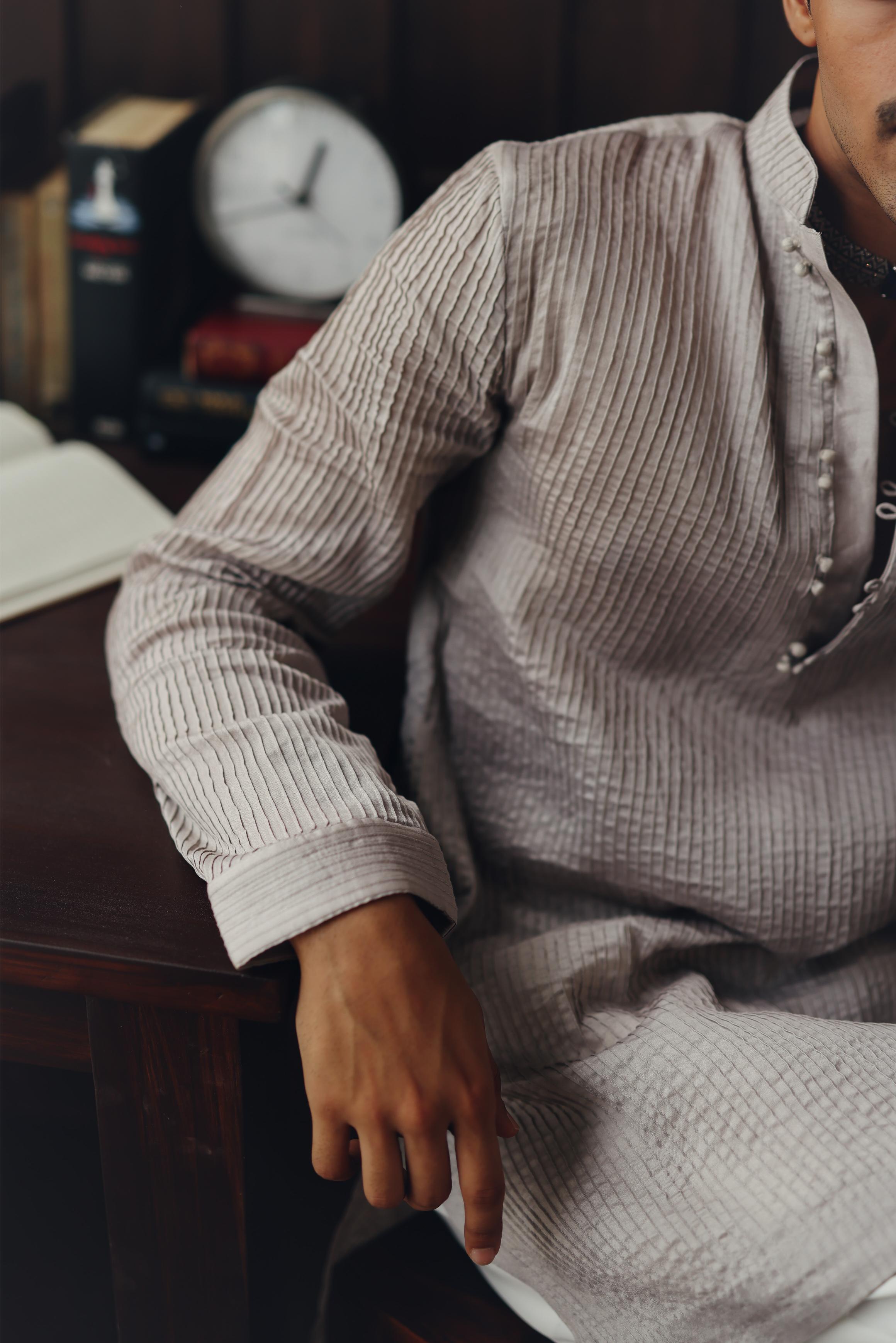 Pintuck Short Kurta