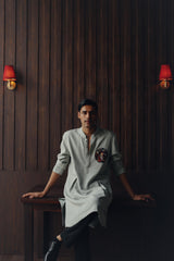 Art Deco Angarkha Kurta