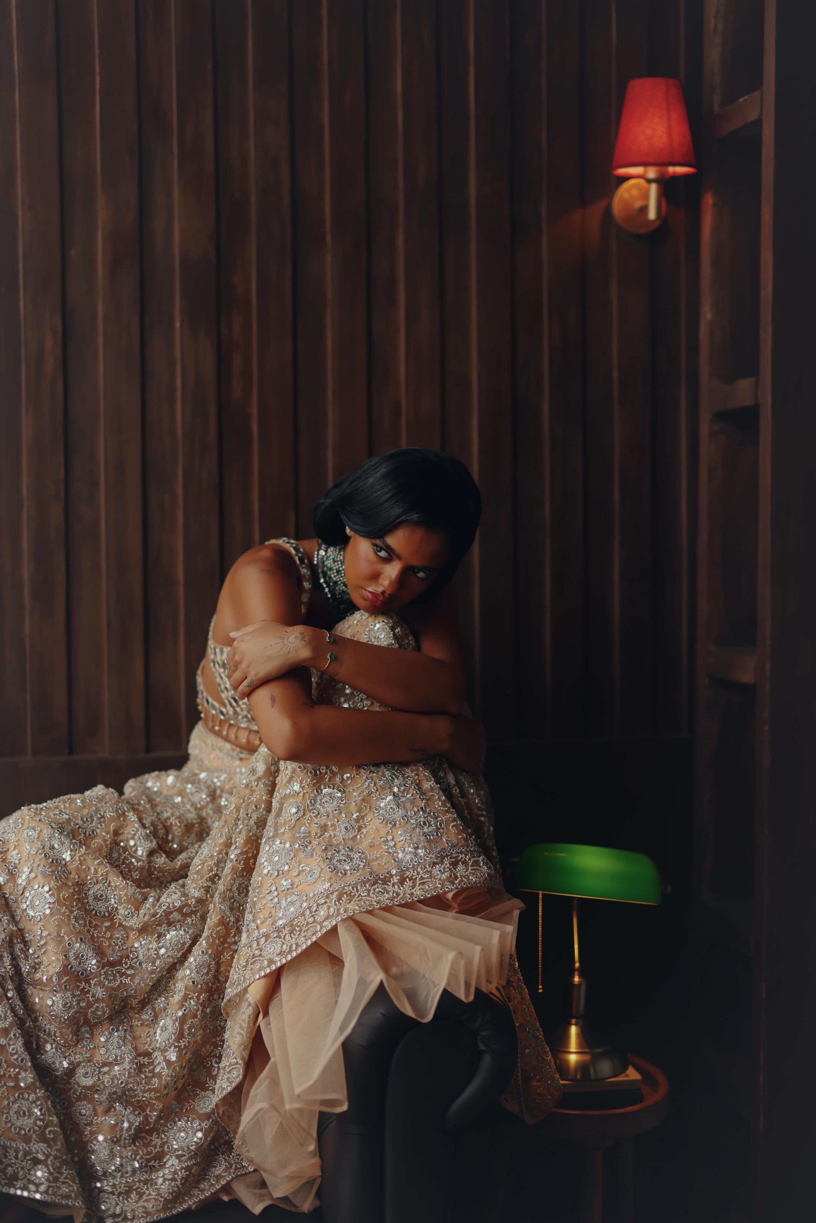 Golden Mirage Lehenga
